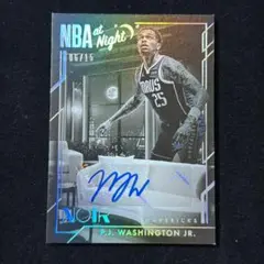 P.J. Washington ワシントン Noir /15 Auto サイン