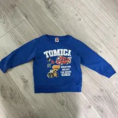 トミカ プリント トレーナー　100 裏毛