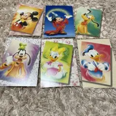 【希少・6枚セット】ディズニー ポストカード レトロ クラシック ミッキー ほか
