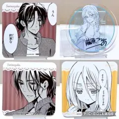 妖狐×僕SS 藤原ここあカフェ アクリルコースター 雪小路野ばら 反ノ塚連勝