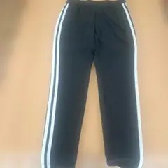 【美品】adidas グレー系 スキニーパンツ Mサイズ 3サイドストライプ