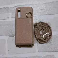 Xperia 10 V ケース カバー ストラップ付き ミラー付き カード収納