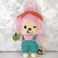 ピンク モンチッチ サロペット りんご どっさり収穫ぬいぐるみ