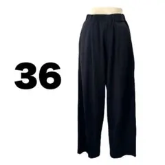 ayane アヤン 36 ブラック レディース ボトム パンツ バレル ブランド