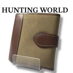 HUNTING WORLD BLUE BATTUE 2つ折り財布 0310 新品 - メルカリ