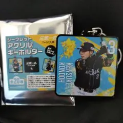 福岡ソフトバンクホークス　アクリルキーホルダー　近藤健介①