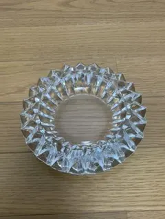 クリスタル灰皿　ガラス灰皿　未使用