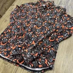 Jack Bunny!! 総柄　バギー柄　長袖　ボタンダウンシャツ　レア