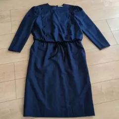 DEBORAH ネイビー ワンピース フォーマル