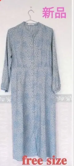 chocol raffine 花柄ロングシャツワンピース 新品 フリーサイズ