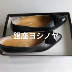銀座ヨシノヤ シューズ11273ブラック 箱有り - メルカリ