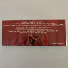 浦和レッズ　J1百年構想リーグ　全試合来場記念ピンバッジ