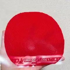 ティバーTIBHAR 卓球ラバー グラスD.TecS グラスD.TecS レッド