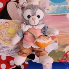 新作 ダッフィー ワンダフルキッチン ジェラトーニ ぬいぐるみバッジ