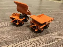 トミカ　オレンジ ダンプカー 2台セット
