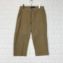 ジルブレイズ【M】ベージュ クロップドパンツ 綿100 カジュアル 春夏のサムネイル