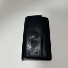 黒のレザーキーケース 5連キーリング付きのサムネイル