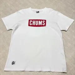 CHUMS チャムス ロゴ Tシャツ ホワイト S