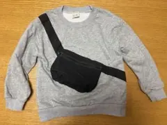 【翌日発送可】WELLKIDS トレーナー 120cm グレー 男女兼用 長袖