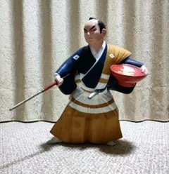 日本人形 歌舞伎 侍 陶器製 置物 - メルカリ