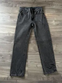 UNIQLO ブラック ストレートデニム 29/30.5cm