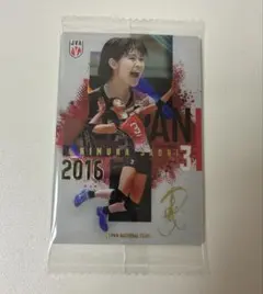 バレーボール 日本代表 木村沙織 ウエハースツインカード SP