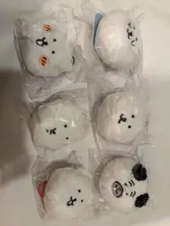 ナガノのくま くじ E賞 ふわもち おかおマスコットバッジ 3個まとめ