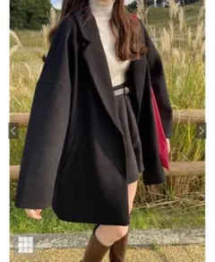 ルーズテーラードコート ze585 grl