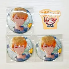 プロジェクトセカイ グリッター缶バッジ vol.10A 天馬司 3点 - メルカリ