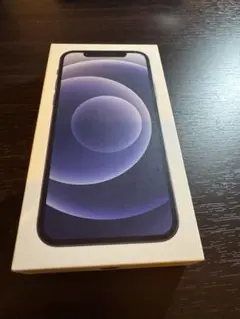 Apple iPhone 12 パープルの箱！