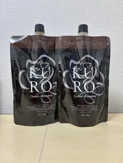 KUROクリームシャンプー ダークブラウン 400g×2 新品未開封 - メルカリ