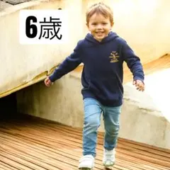 【新品】ラルフローレン　ネイビー　パーカー 長袖 ６歳　Ralph Lauren