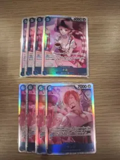 ワンピースカード 神速の拳 ナミ SR サンジ SR 各4枚