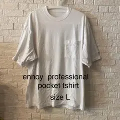Ennoy POCKET & CREW 2PACK LST-SHIRTSホワイト - メルカリ