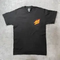 美品☆SANTA CRUZ フレイムロゴ Tシャツ Sサイズ