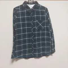 earth music&ecology チェックシャツ 長袖