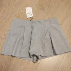 ZARA グレー スコート Sサイズ