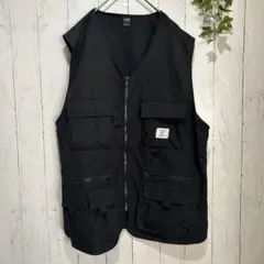 【シーイン】レディース　ベスト ミリタリー ブラック Lサイズ　ストリート