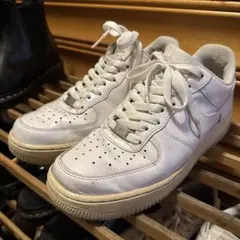 NIKE AIR FORCE 1 ホワイト スニーカー25.5cm