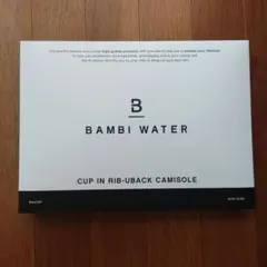 【 新品・未使用 】BAMBI WATER ブラインサラキャミソール ブラックL