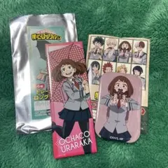 ヒロアカ キャラバッジ ロング缶バッジ お茶子