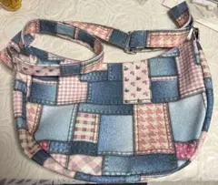 パッチワークデザイン ショルダーバッグ