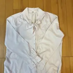 リボン付き薄紫ブラウス サイズ9