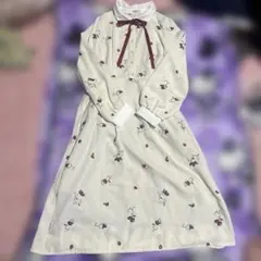 axes femmeいちご柄ワンピース