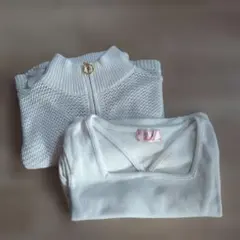 ホワイトニット・セーターセット