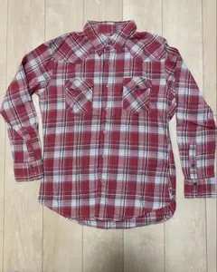 EDWIN チェック柄長袖シャツ