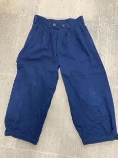 DjangoAtour indigo pleats widepants