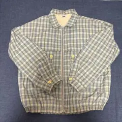 90s roloのチェック柄ジップジャケット!!短丈です！