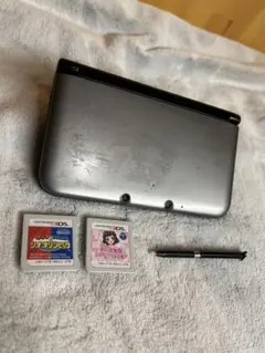 3DS LL 本体 グレー ・カセット付