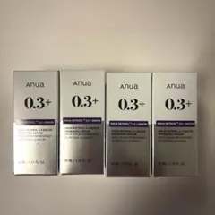 anua 0.3+ レチノール美容液 30ml 4個セット